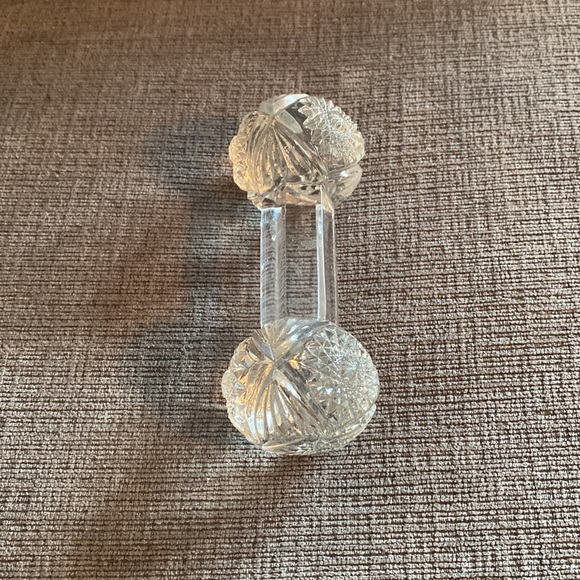 Vintage Large American Brilliant Cut Glass Knife Rest - Picture 2 of 7